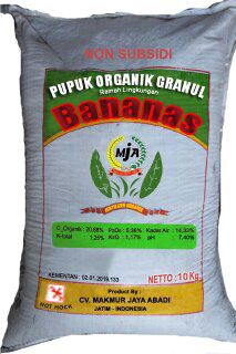 Pupuk Organik Granul Bananas